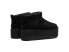UGG Wmns Classic Ultra Mini Platform Boot Black-UGG-pikastore.cz