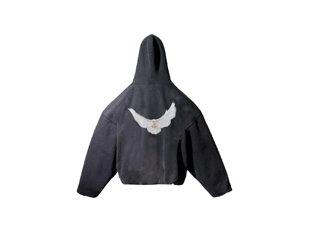 Yeezy Gap Engineered by Balenciaga Dove Hoodie Washed Black-Yeezy-pikastore.cz
