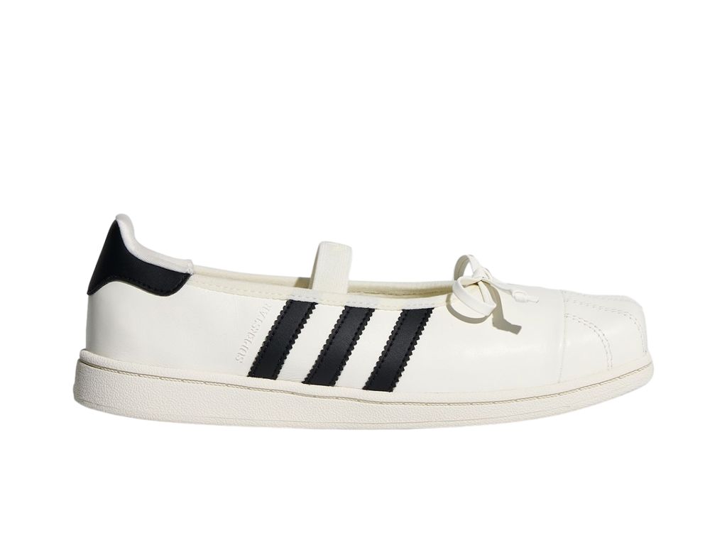 adidas Superstar Square Toe Ballet JENNIE Off White Black (Women's) – sneakers – foto 3 av 5