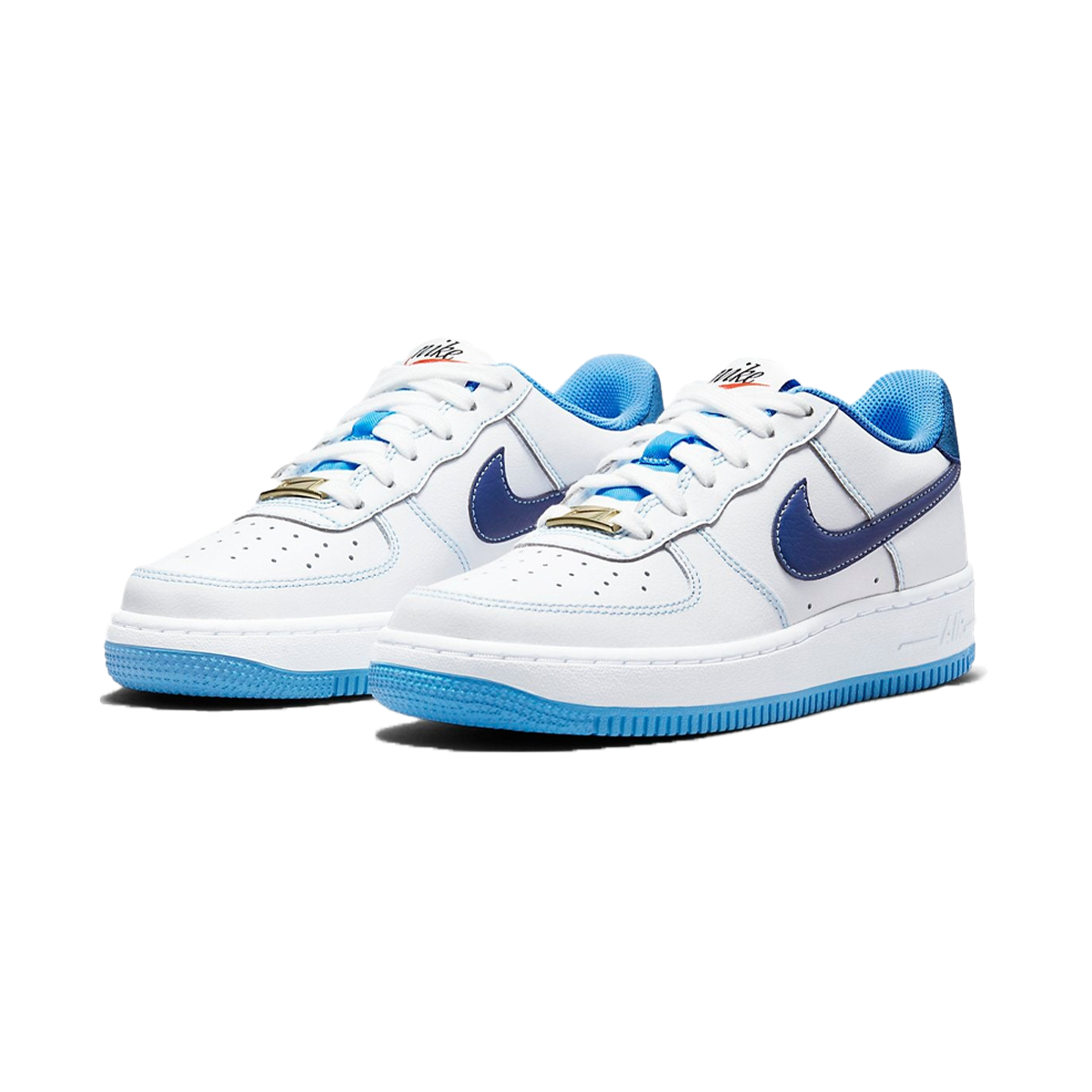 Nike Air Force 1 S50 GS White University Blue-Nike-pikastore.cz