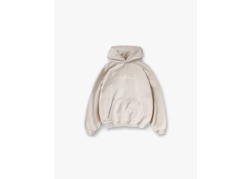 Represent Script Logo Hoodie Concrete-Represent-pikastore.cz