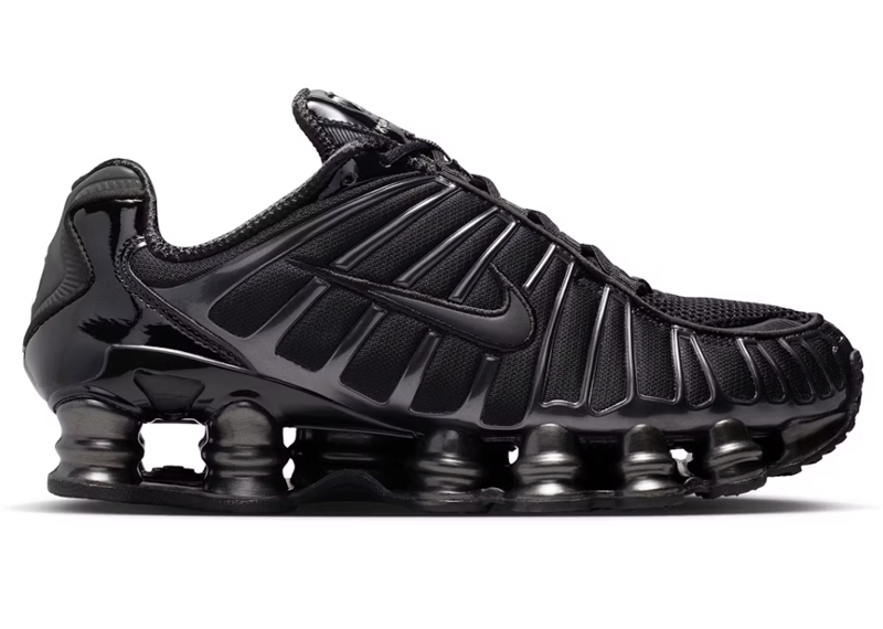 Nike Shox TL Black Metallic Silver (Womens)-Nike-pikastore.cz