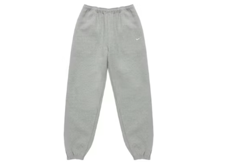 Nike Solo Swoosh Fleece Pant Dark Grey/White-Nike-pikastore.cz