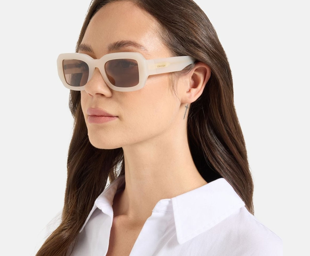 Calvin Klein Sunglasses White – brýle – fotka 4 z 4