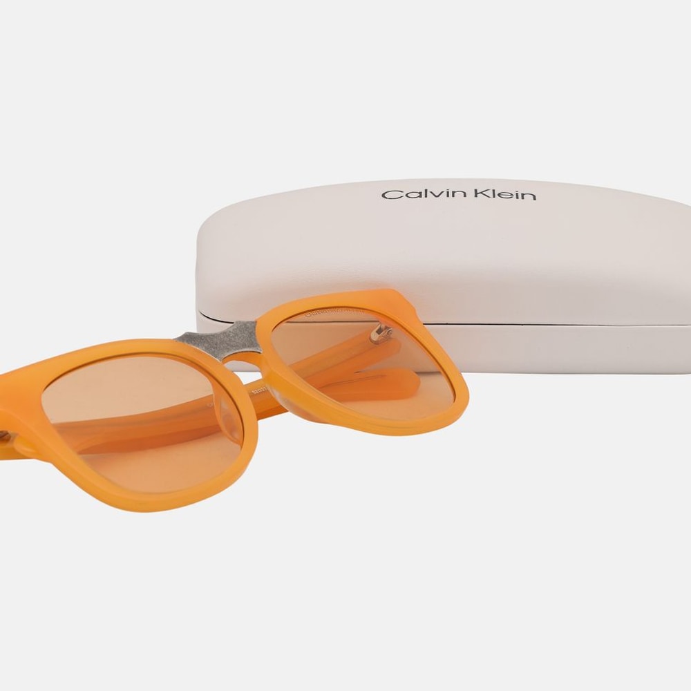 Calvin Klein Sunglasses Light Orange – szemüveg – fotó 3/4