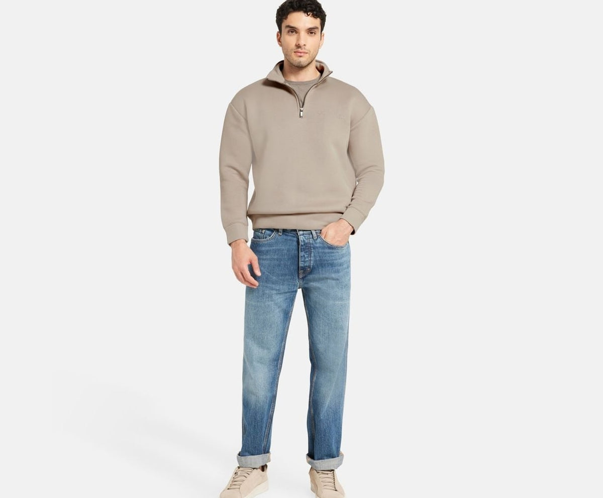 Calvin Klein Sweatshirt Soft Beige – dukserica – fotografija 5 od 5