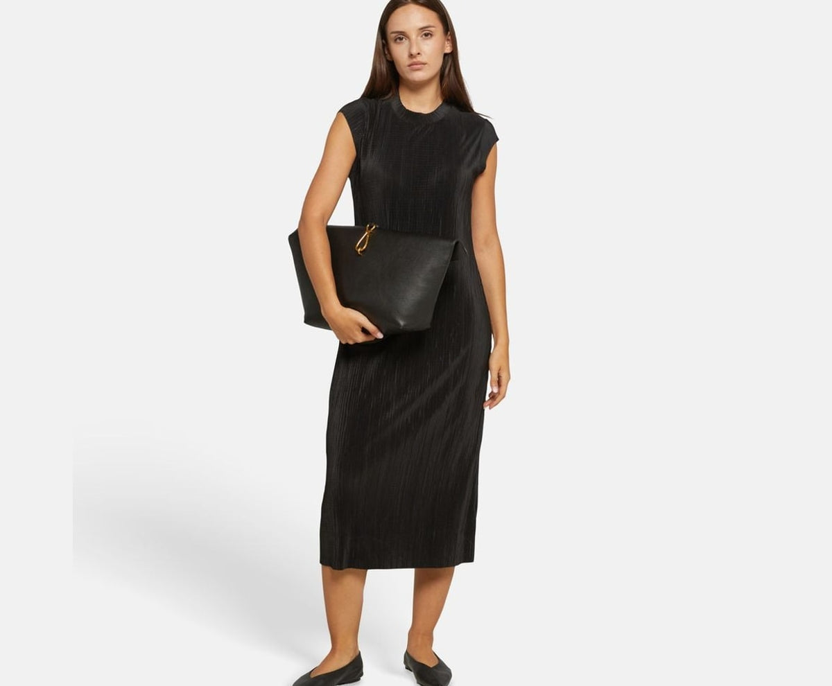 Calvin Klein Ribbed dress Black – clothing – photo 5 of 5