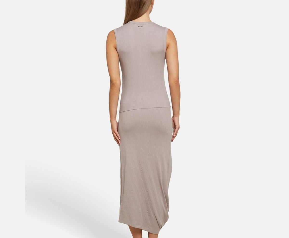 Calvin Klein Midi dress Greige – ropa – foto 4 de 5