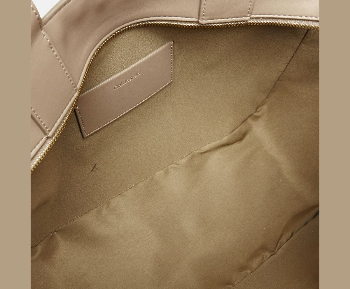 Calvin Klein Tote Bag Taupe – torba – zdjęcie 3 z 5