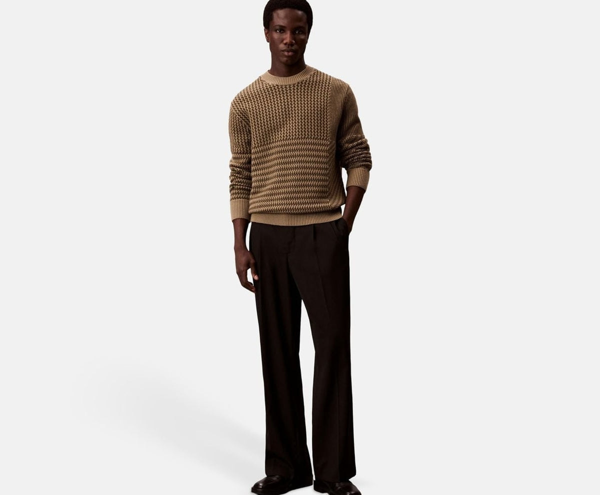 Calvin Klein Wool-blend pullover Beige – Bekleidung – Foto 5 von 5