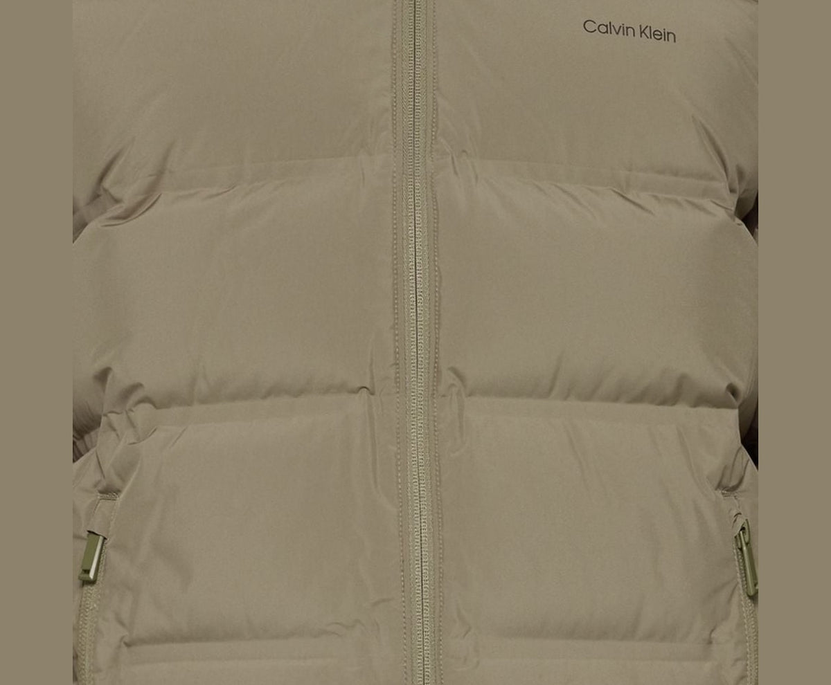 Calvin Klein Down jacket Taupe – bunda – fotka 3 z 5