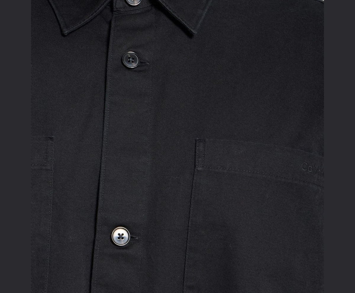 Calvin Klein Long-sleeved shirt - easy fit Black – t-shirt – foto 3 af 5