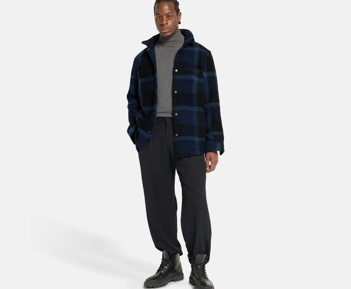 Timberland Wool-blend shacket Midnight Blue – ropa – foto 6 de 6