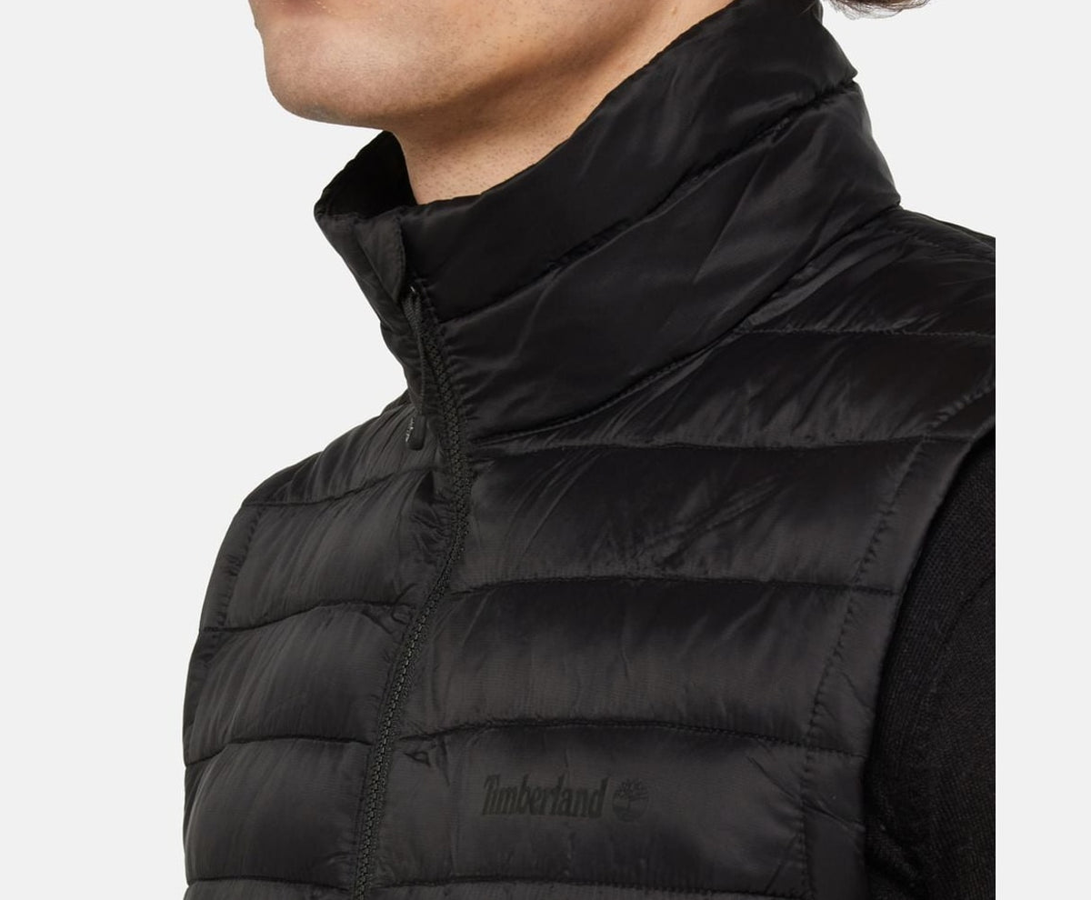 Timberland Quilted gilet Black – dzseki – fotó 3/6