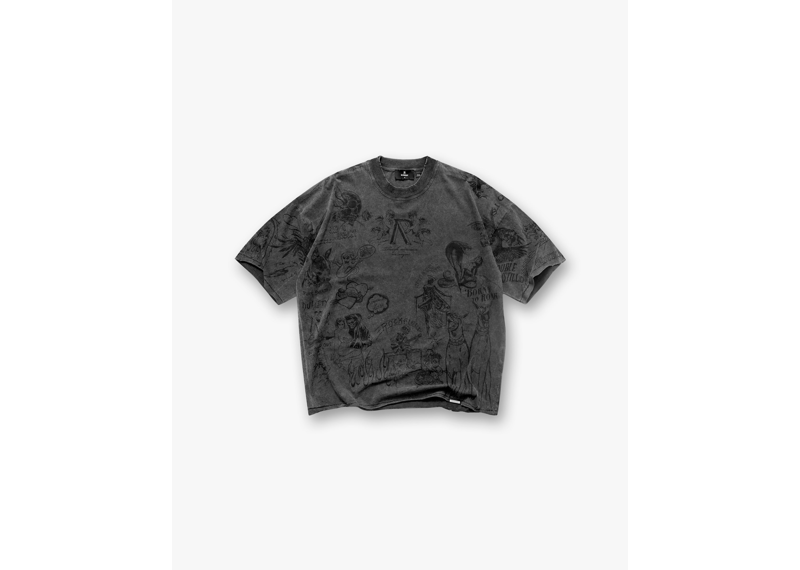 Represent Legacy T-Shirt Vintage Grey-Represent-pikastore.cz