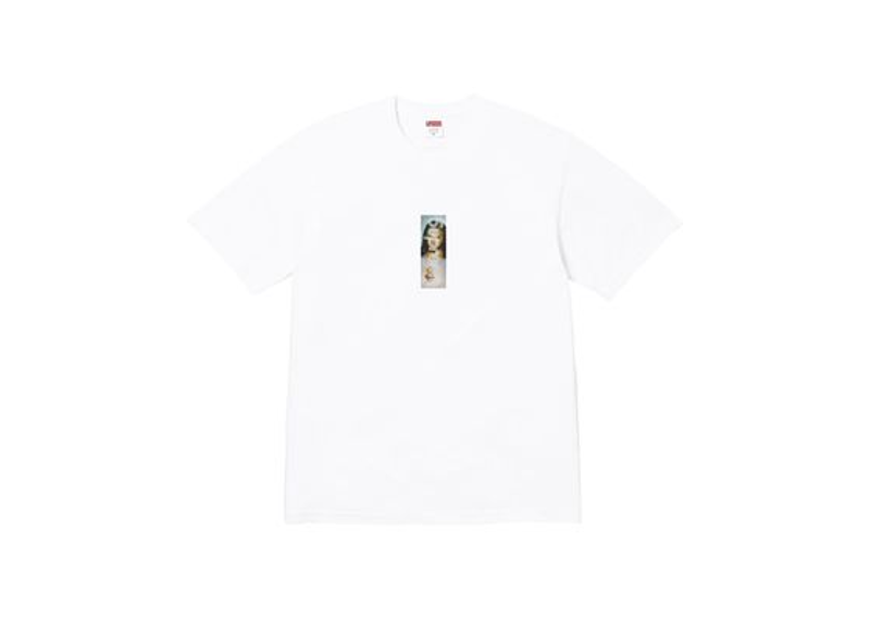Supreme Prayer Card Box Logo Tee White