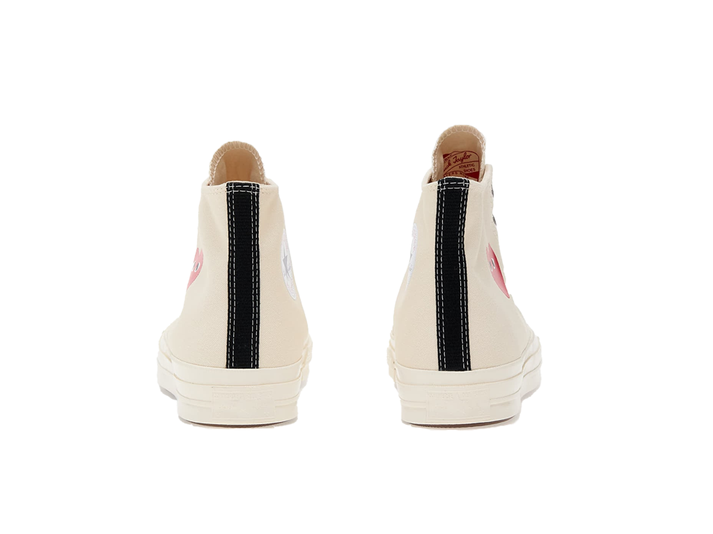 Comme des Garçons Play x Converse Chuck 70 High Milk – sneakers – foto 3 van 3