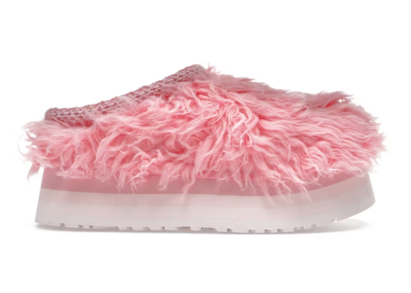 UGG Fluff Momma Sugar Tasman Slipper Pink Jasmine (Womens)-UGG-pikastore.cz