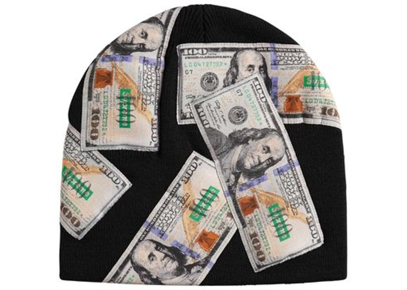 Supreme Money Beanie Black