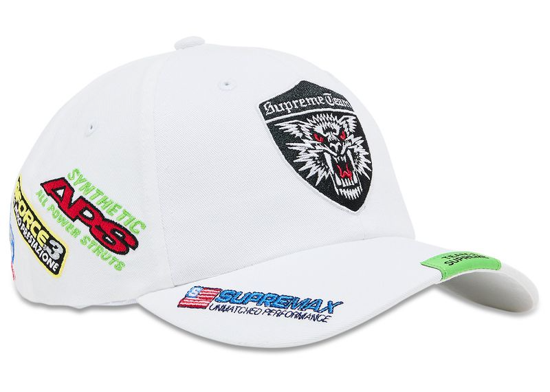 Supreme Racing Team 6-Panel White-Supreme-pikastore.cz