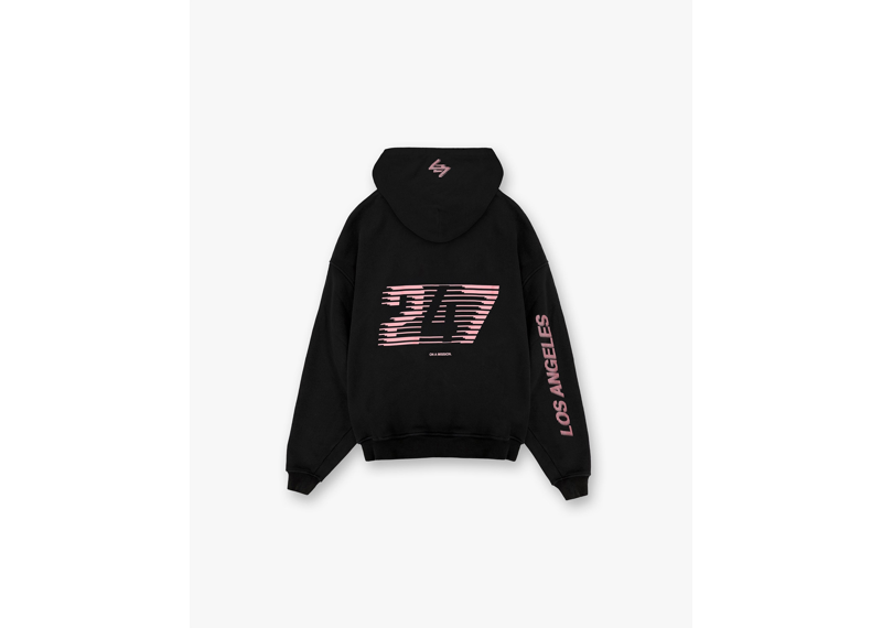 Represent 247 Los Angeles Hoodie Jet Black-Represent-pikastore.cz