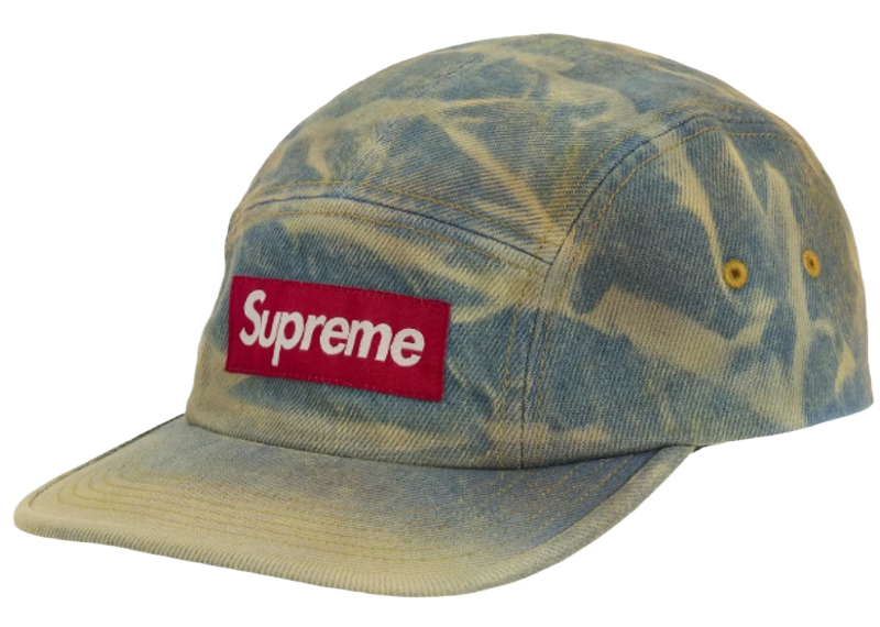 Supreme Denim Camp Cap (FW25) Washed Indigo-Supreme-pikastore.cz