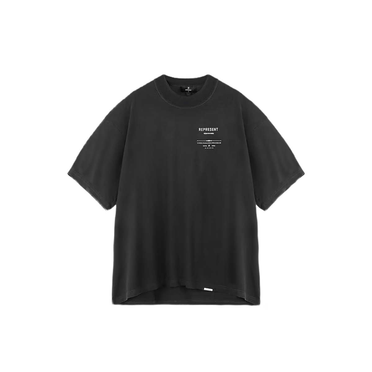 Represent Revere Manor T-Shirt Stained Black-Represent-pikastore.cz