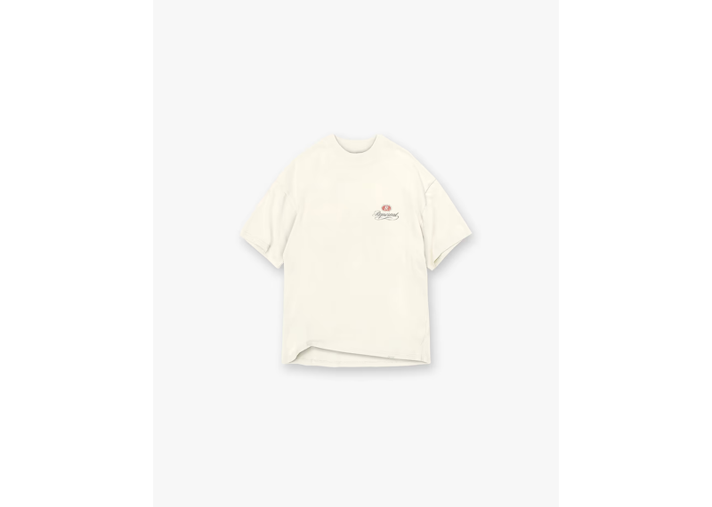 Represent Grand Vintage Hand Drawn T-Shirt Aged White-Represent-pikastore.cz