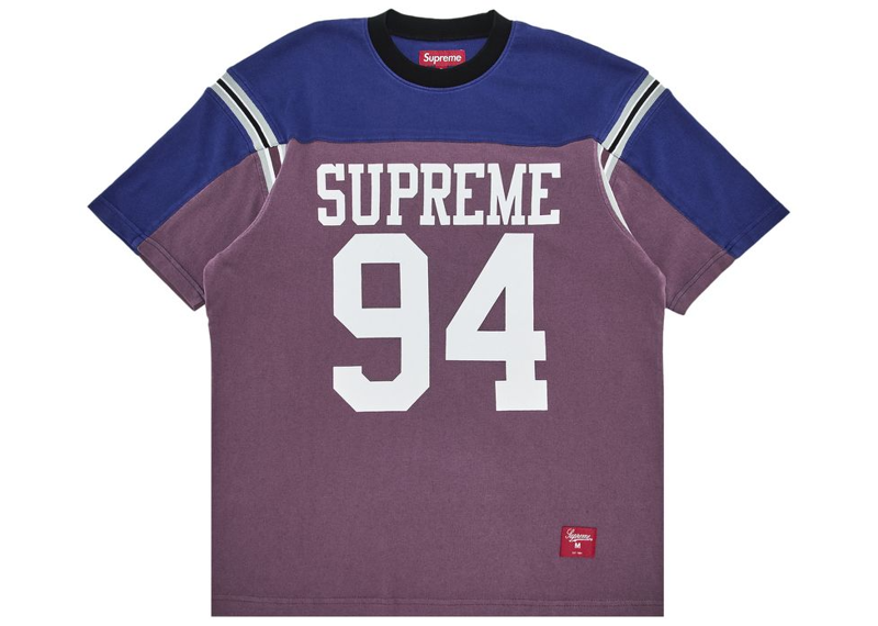 Supreme Split S/S Football Top Dusty Purple-Supreme-pikastore.cz