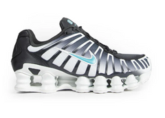 nike shox tl sneakers white blue