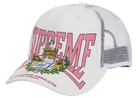 Supreme Crest Mesh Back 6-Panel White-Supreme-pikastore.cz