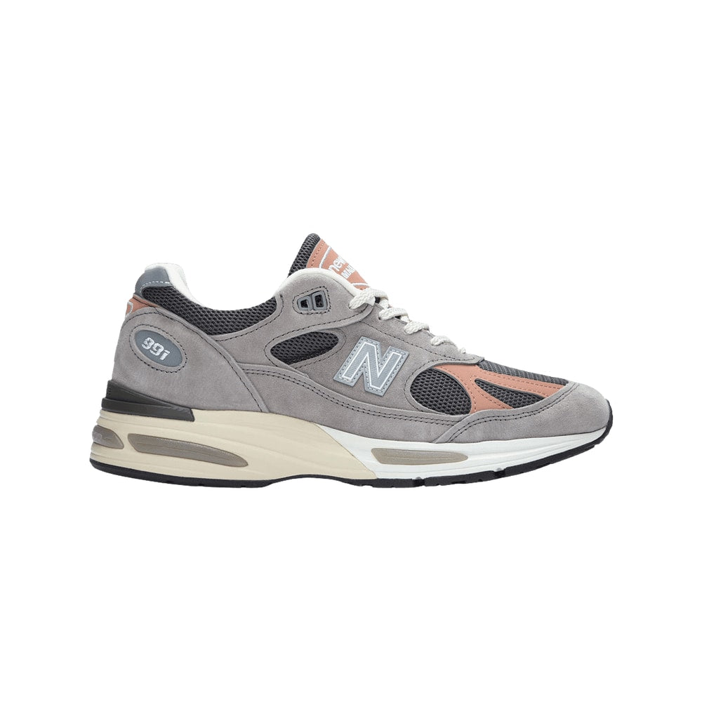 New Balance 991v2 Made In UK Elephant Skin Cork – cipő, szürke