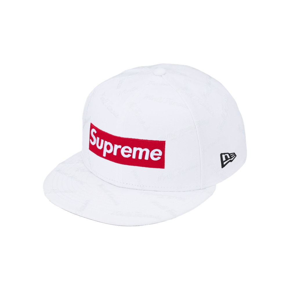 Supreme World Famous Box Logo New Era White – oblečení