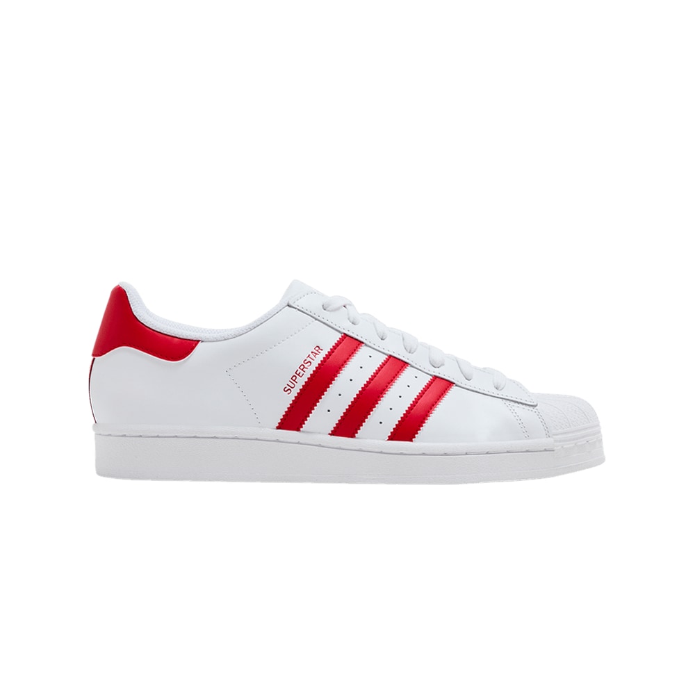 adidas Superstar Footwear White Scarlet – buty, czerwony