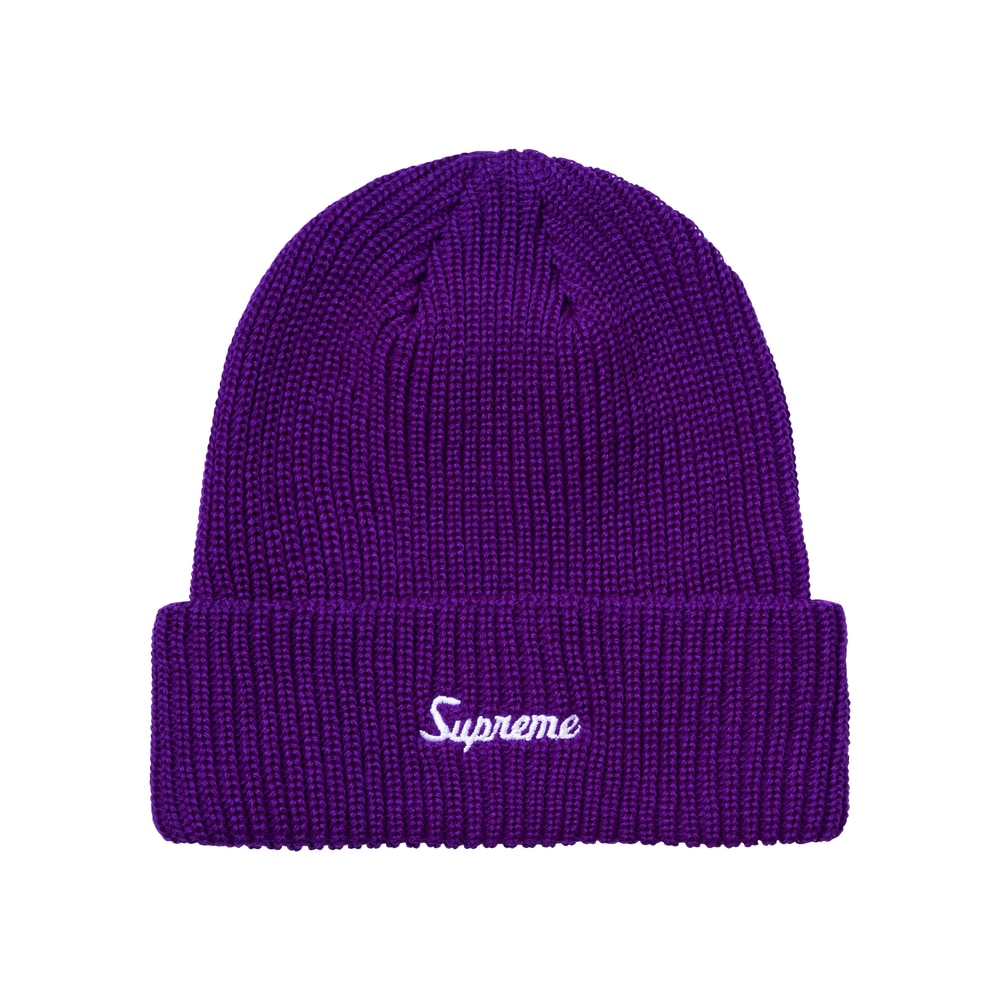 Supreme Loose Gauge Beanie Purple – čepice