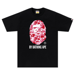 BAPE ABC Camo By Bathing Ape 1I80110005 Tee Black/Pink