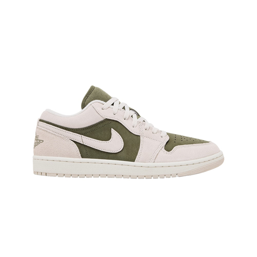 Air Jordan 1 Low Medium Olive – взуття, білий
