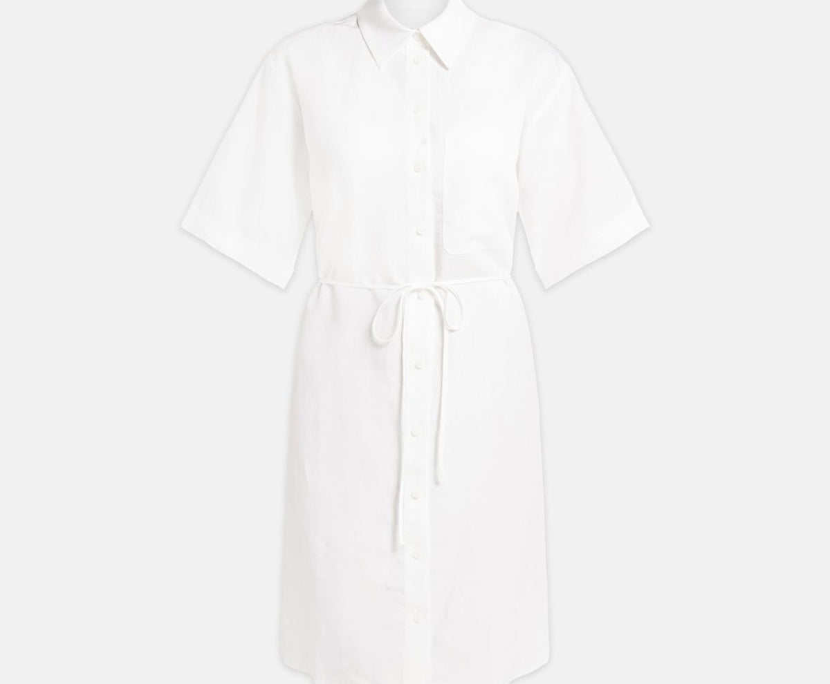Calvin Klein Shirt dress White – oblečení, bílá