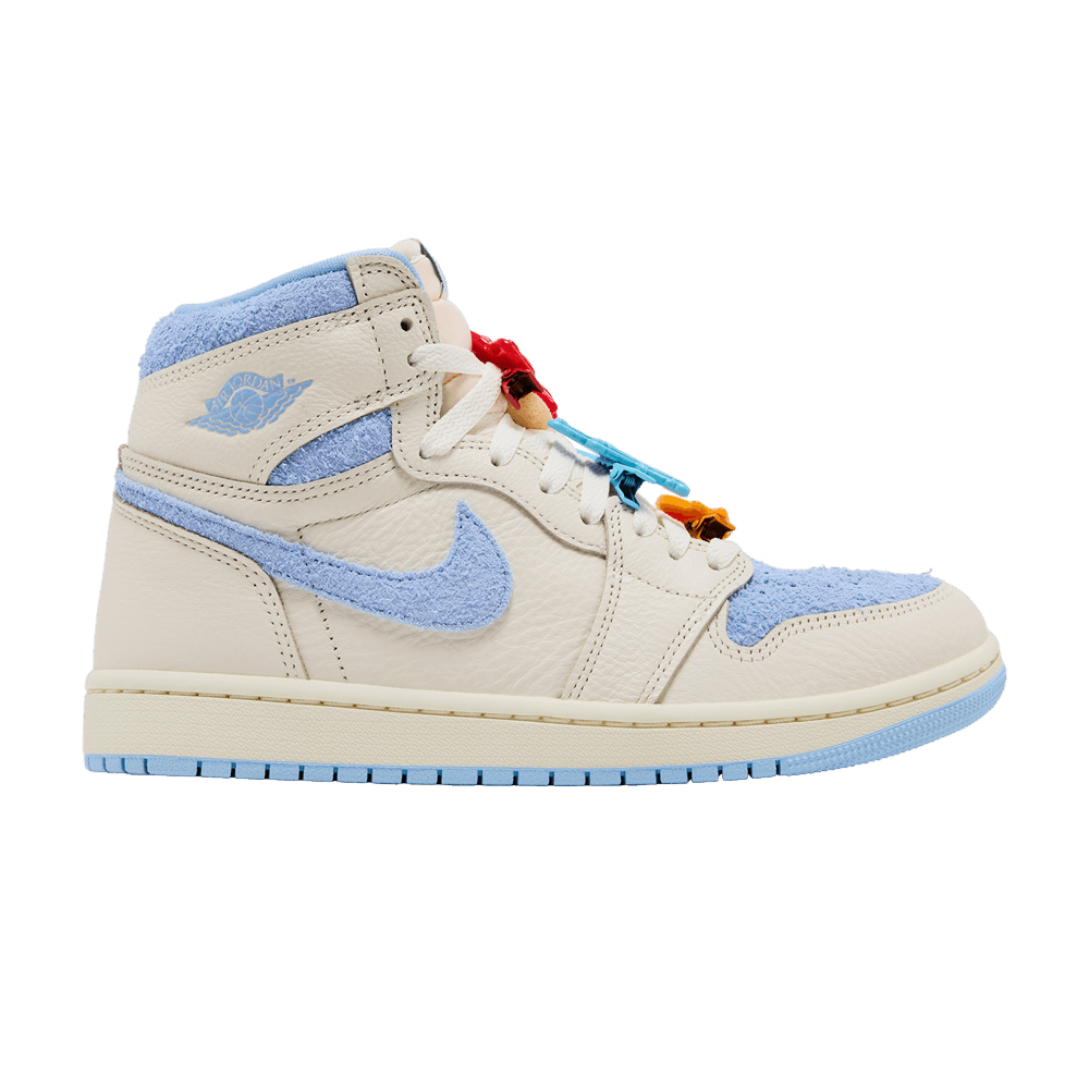 Air Jordan 1 High OG Pale Ivory Pyschic Blue – boty, modrá