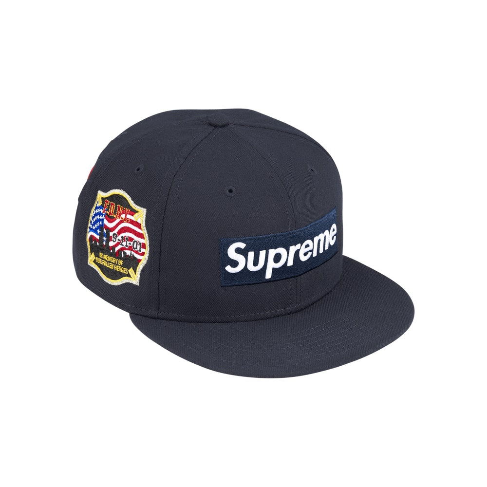 Supreme x Fdny Box Logo New Era Navy – čepice