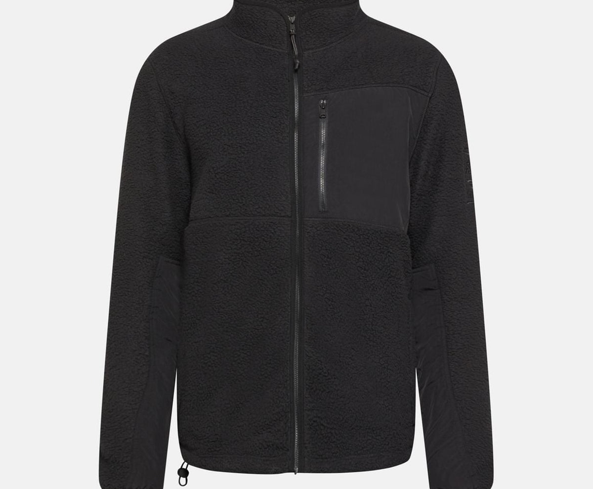 Timberland Fleece jacket Black – jacka, svart