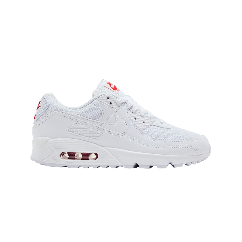 Nike Air Max 90 White Light Crimson – schoenen, wit