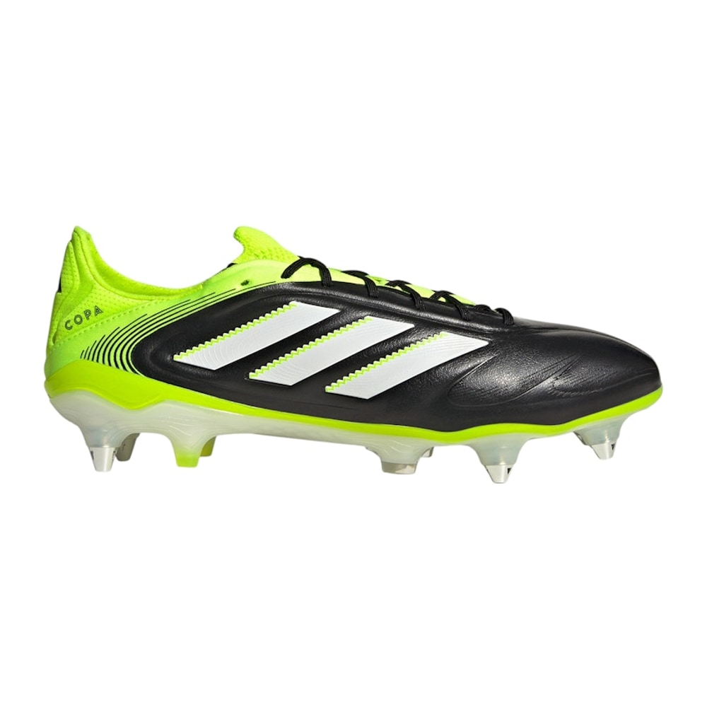 adidas Copa Pure 3 Elite SG Core Black Cloud White Lucid Lemon – взуття, зелений