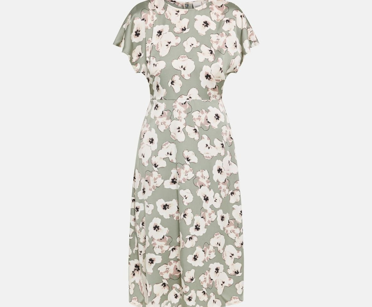 Calvin Klein Midi dress Matte Lime – ropa