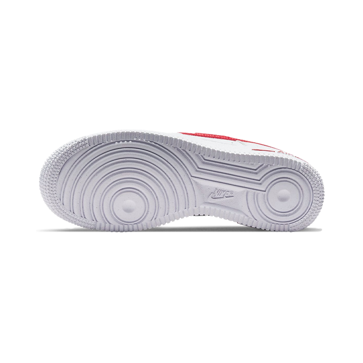 Nike Air Force 1 GS Cut-Out Swoosh - White University Red-Nike-pikastore.cz