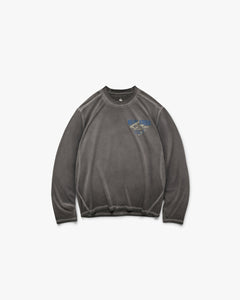 Represent 247 New York Long Sleeve majica Washed Grey