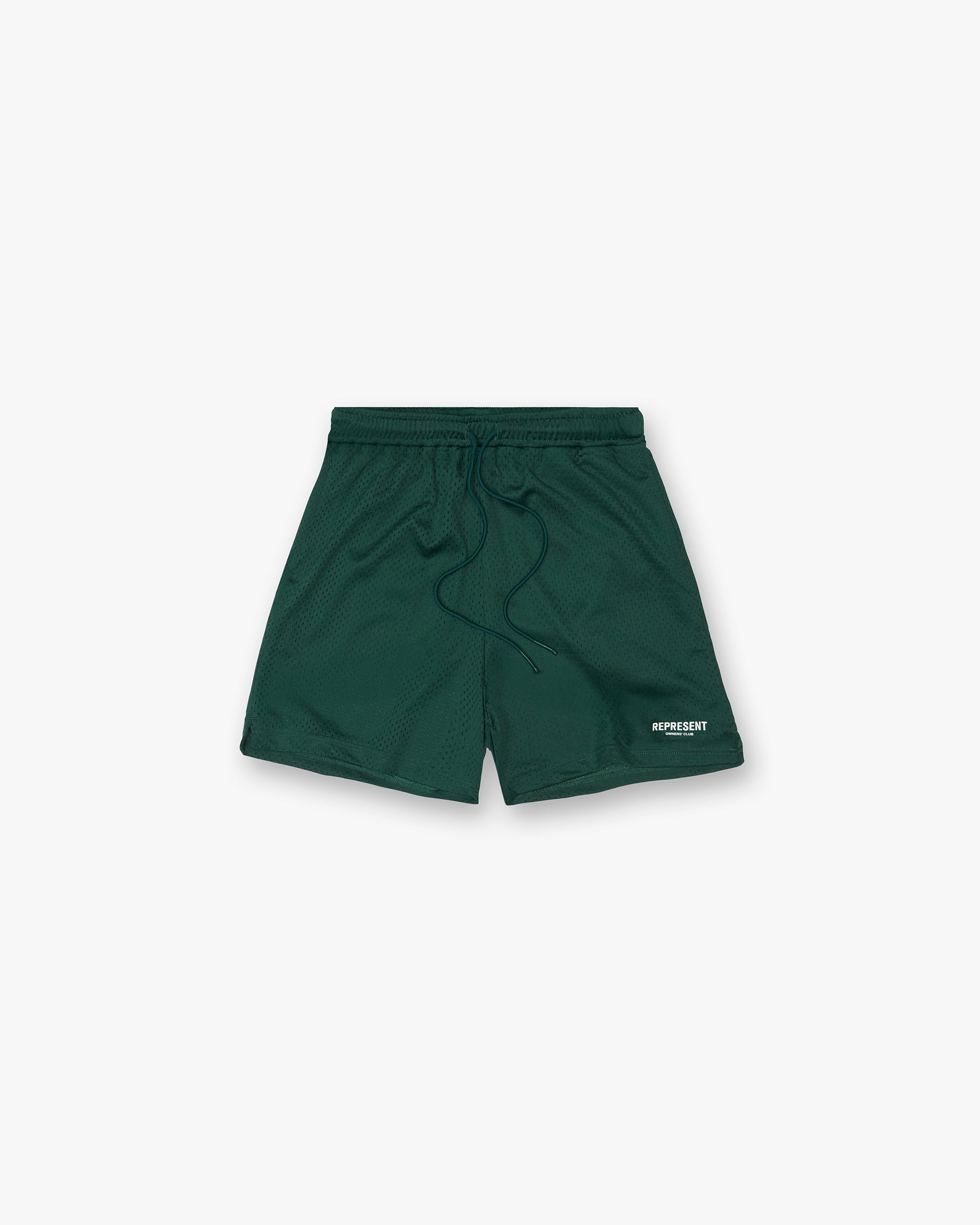 Represent Owners Club Mesh Shorts Racing Green