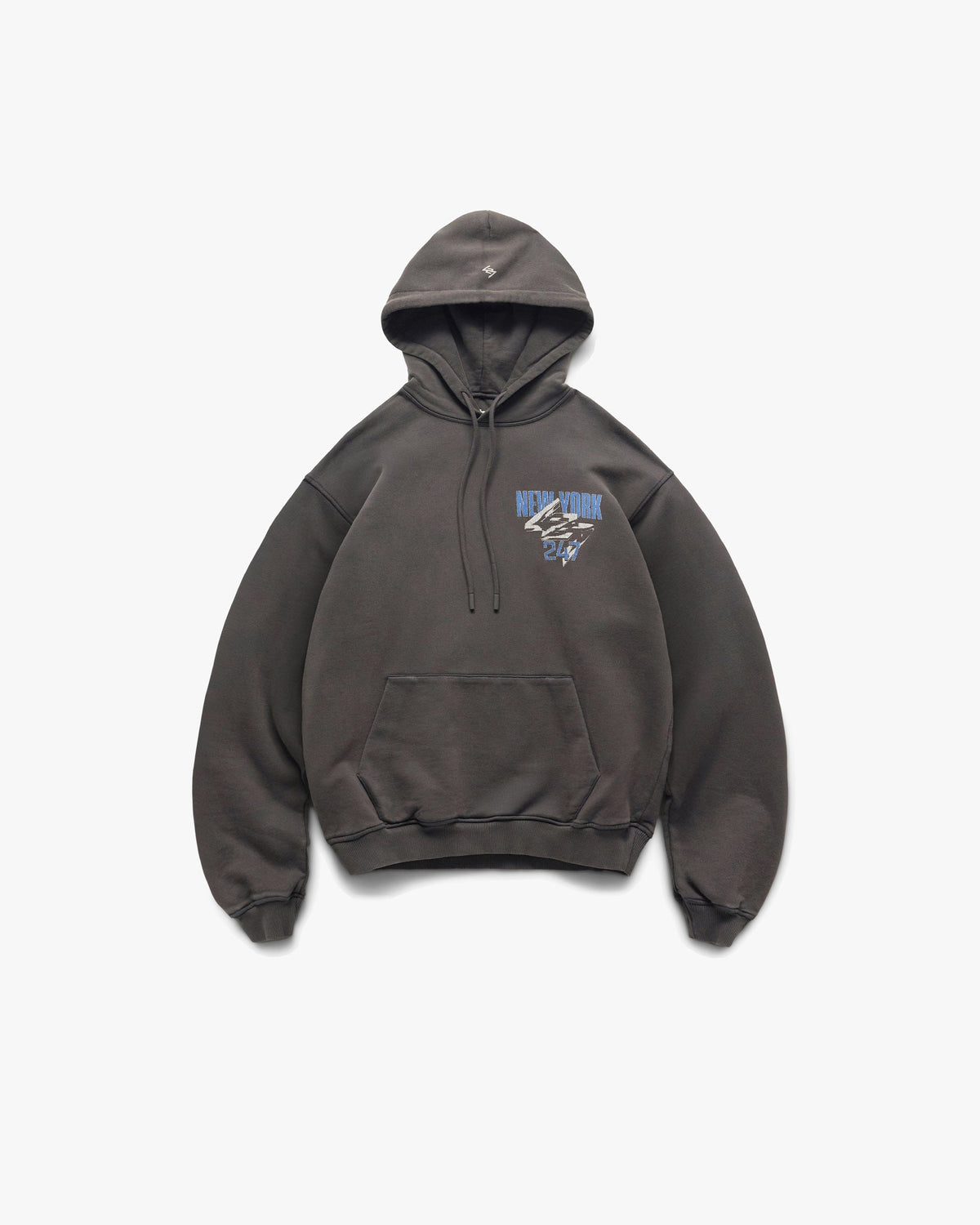 Represent 247 New York Hoodie Washed Grey – mikina