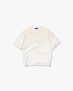 Represent MH Paint Short Sleeve T-Shirt Washed Ecru