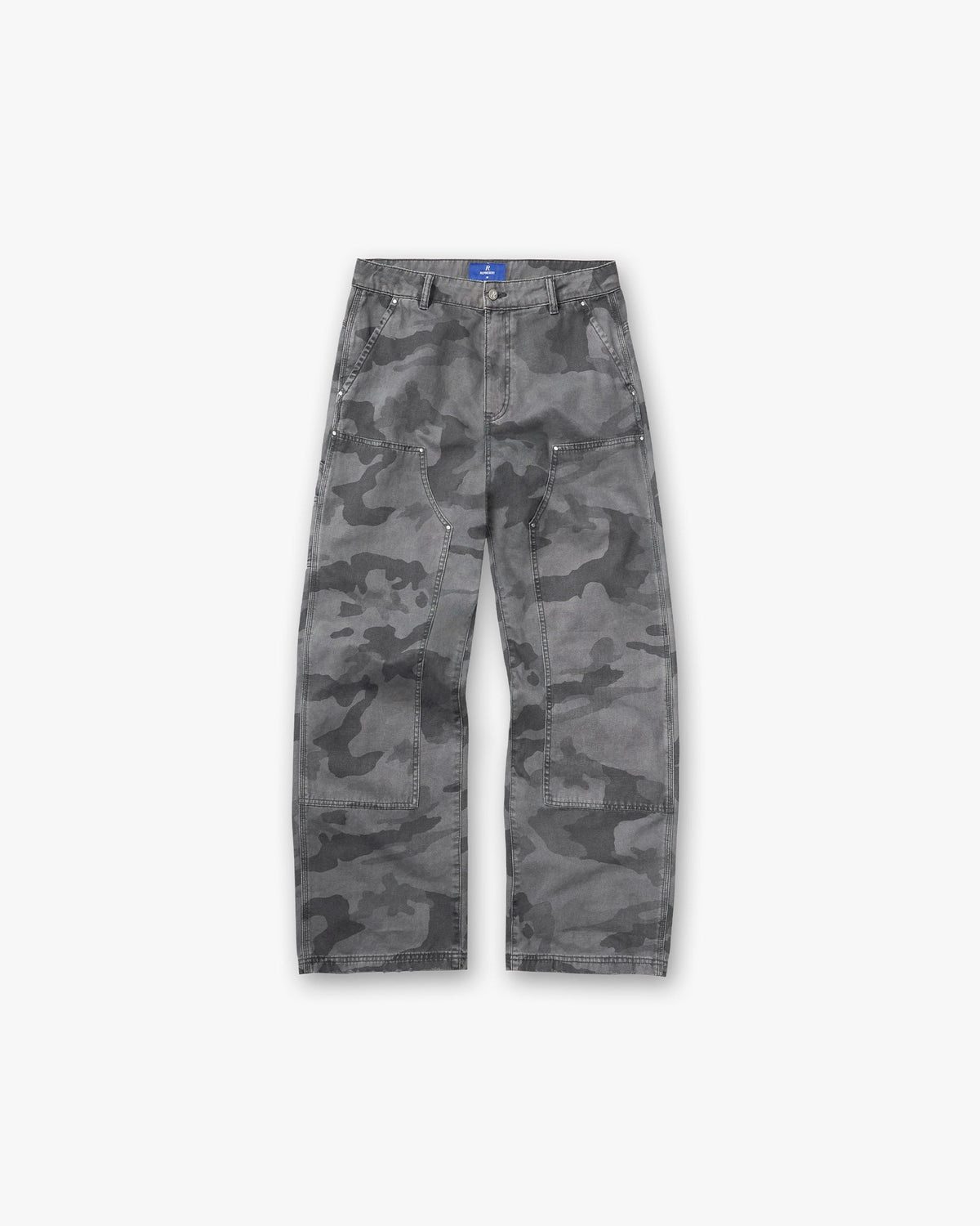 Represent Heaton Camo Workwear Pant Washed Grey Camo – штани